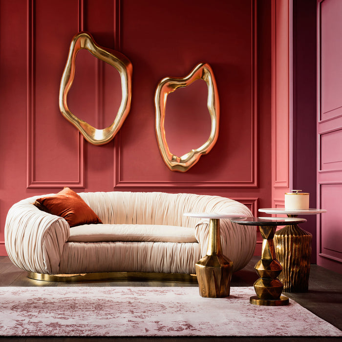Kare - Mirror Hologram Gold 117x68cm