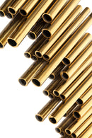 Kare - Mirror Solare Gold Ø132cm