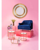 Kare - Mirror Solare Gold Ø132cm