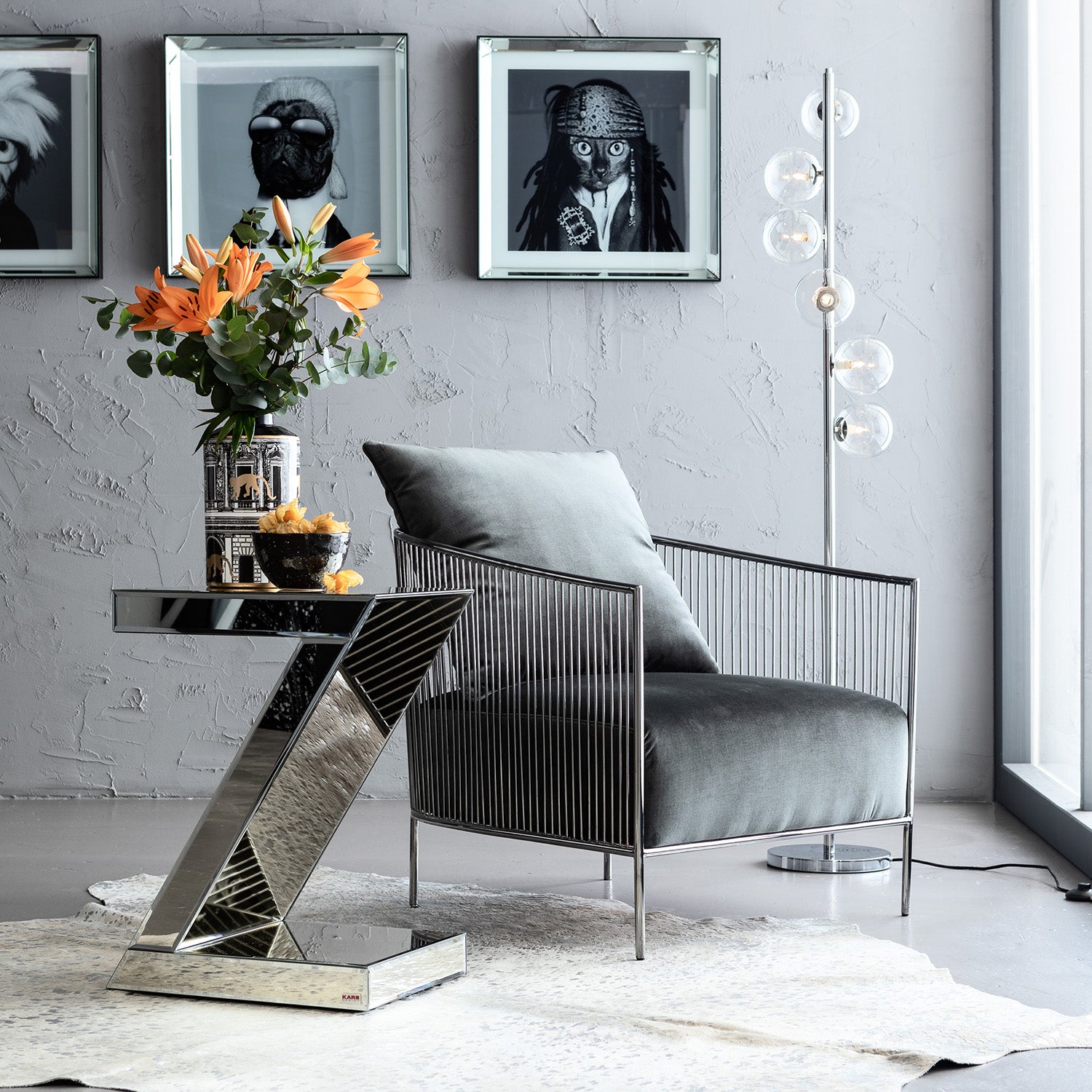Kare - Side Table Luxury Z 45x33cm