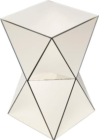 Kare - Side Table Luxury Triangle Pearl 32x32
