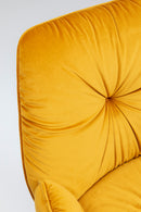 Kare - Swivel Chair with Armrest Mila Yellow