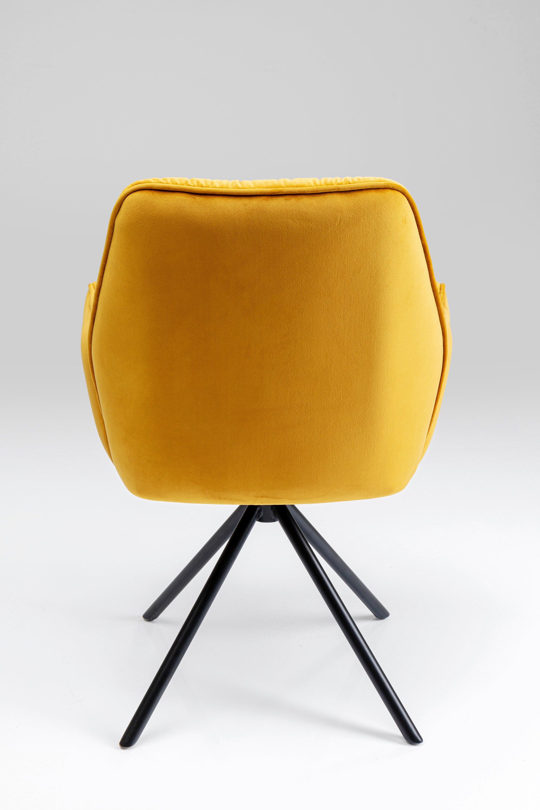 Kare - Swivel Chair with Armrest Mila Yellow