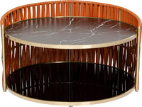 Kare - Coffee Table Copper Ø86cm
