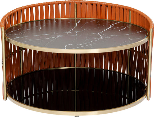 Kare - Coffee Table Copper Ø86cm