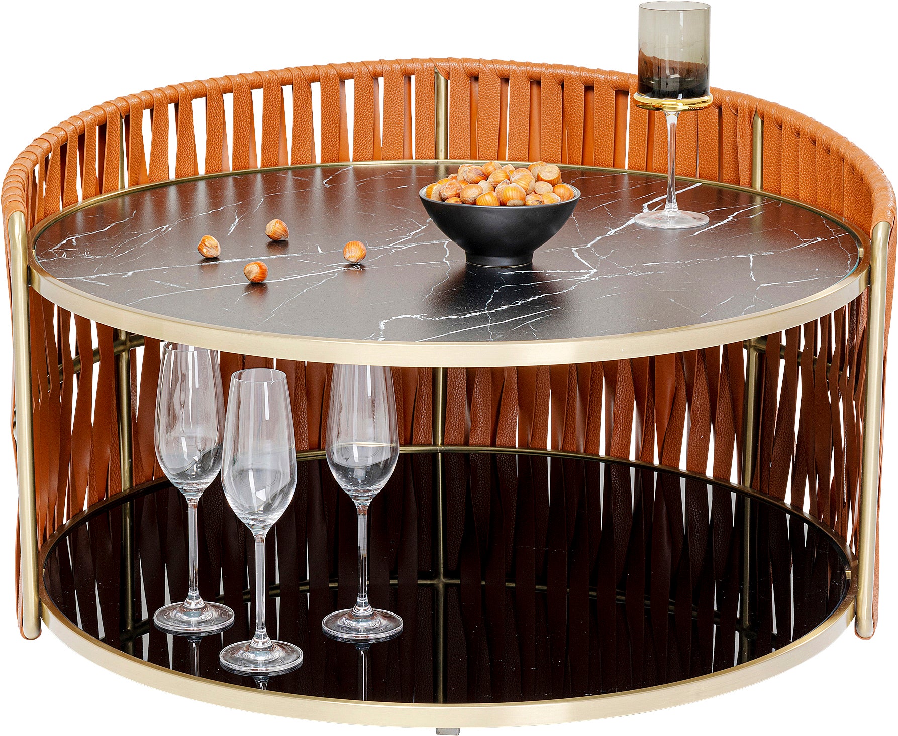 Kare - Coffee Table Copper Ø86cm