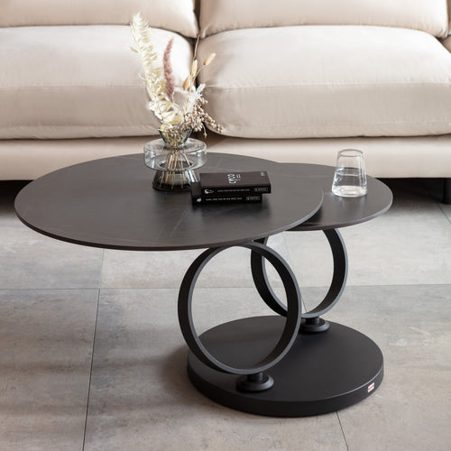 Kare - Coffee Table Beverly Black 133x80cm