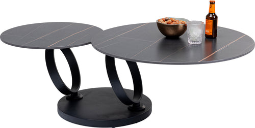 Kare - Coffee Table Beverly Black 133x80cm