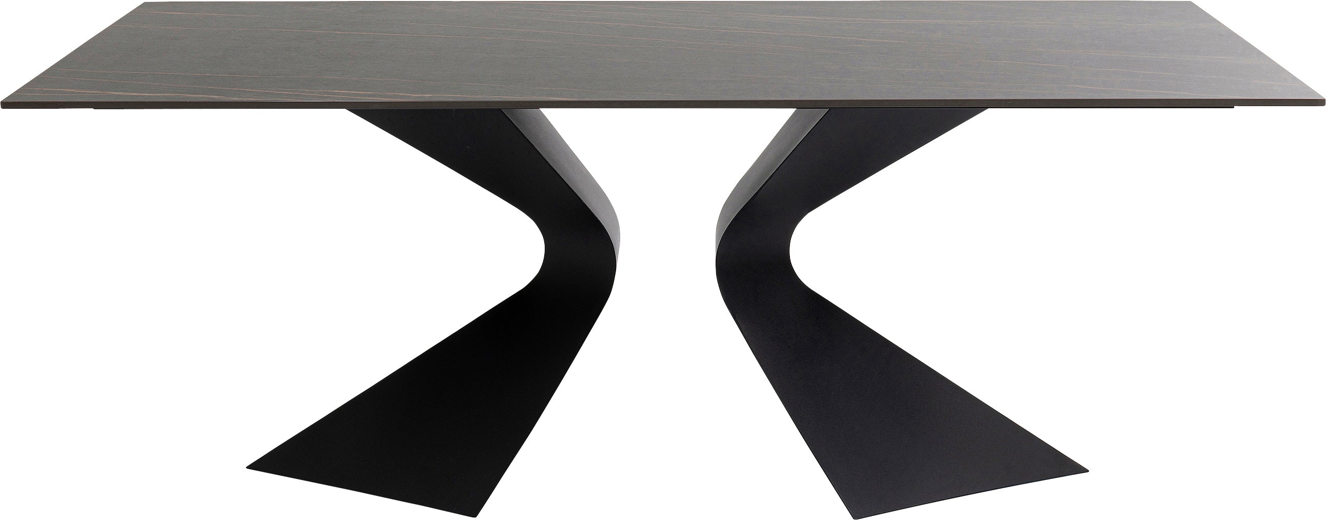 Kare - Dining table Gloria black ceramic