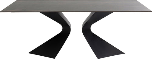 Kare - Dining table Gloria black ceramic