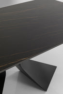 Kare - Dining table Gloria black ceramic
