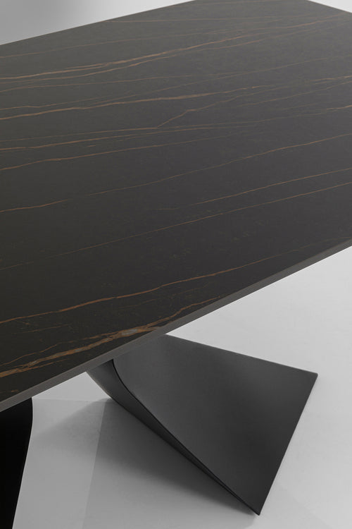 Kare - Dining table Gloria black ceramic