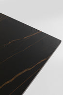 Kare - Dining table Gloria black ceramic