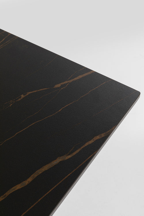 Kare - Dining table Gloria black ceramic