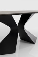 Kare - Dining table Gloria black ceramic