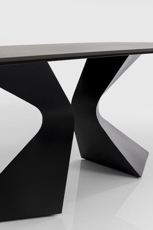 Kare - Dining table Gloria black ceramic