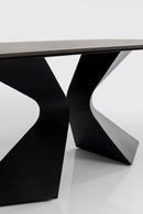 Kare - Dining table Gloria black ceramic