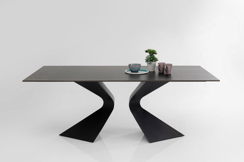 Kare - Dining table Gloria black ceramic