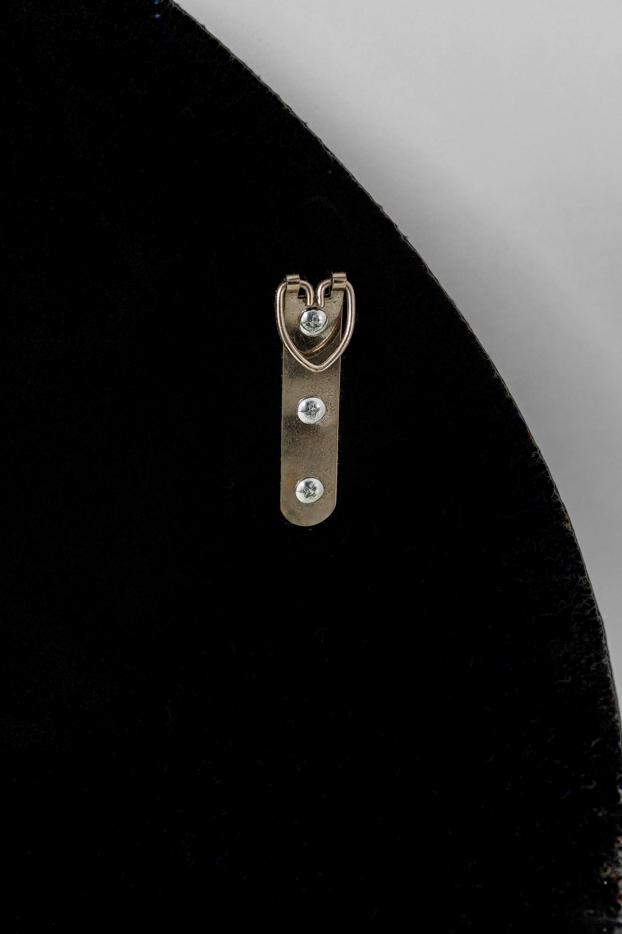 Kare - Wall Mirror Pieces Matt Black Ø100cm