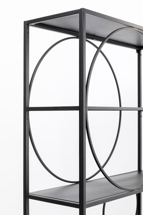 Kare - Shelf Circle Black 100x200cm
