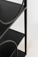 Kare - Shelf Circle Black 100x200cm