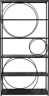 Kare - Shelf Circle Black 100x200cm