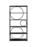 Kare - Shelf Circle Black 100x200cm