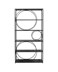 Kare - Shelf Circle Black 100x200cm