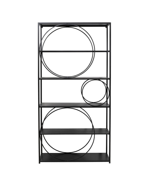 Kare - Shelf Circle Black 100x200cm