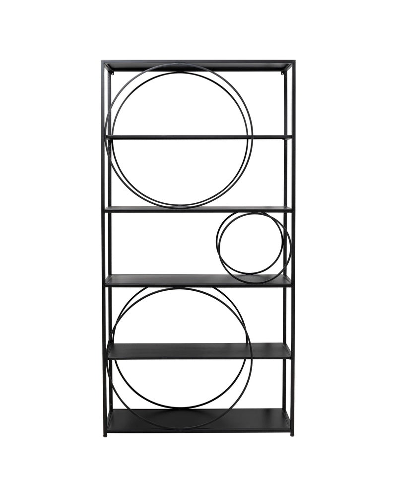 Kare - Shelf Circle Black 100x200cm