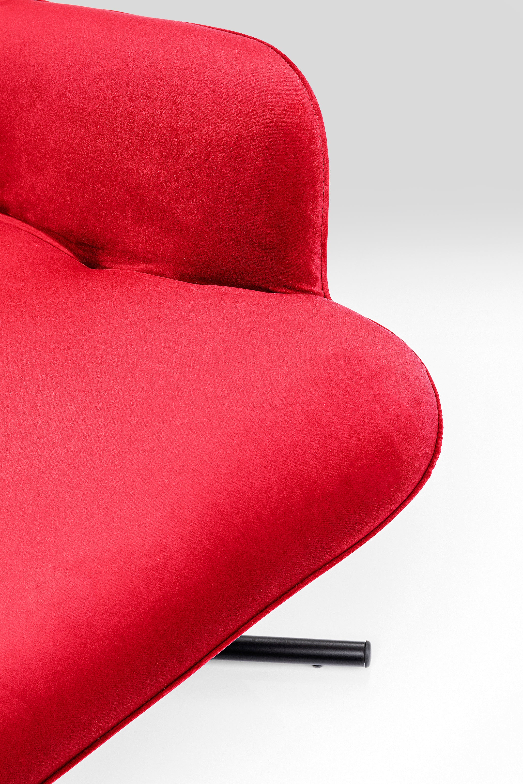 Kare - Swivel Armchair Oscar Velvet Red