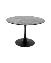 Kare - Table Schickeria Marble Black Ø110cm