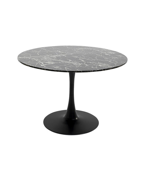 Kare - Table Schickeria Marble Black Ø110cm