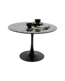 Kare - Table Schickeria Marble Black Ø110cm