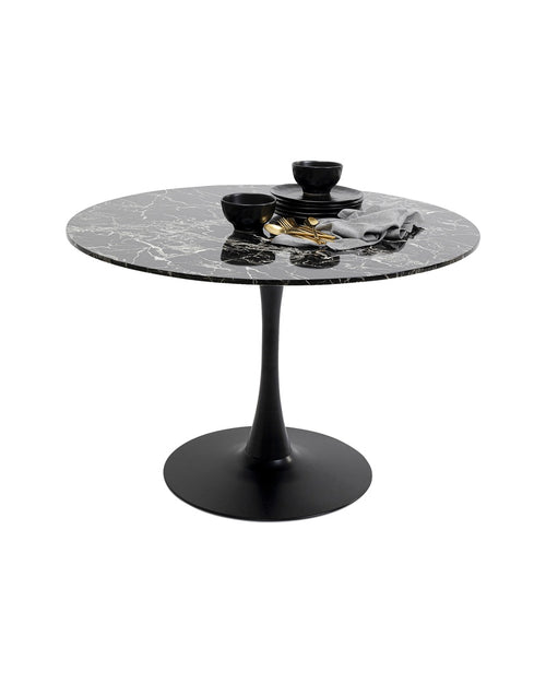 Kare - Table Schickeria Marble Black Ø110cm