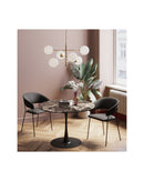 Kare - Table Schickeria Marble Black Ø110cm