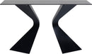 Kare - Console Gloria Black Ceramik 140x81cm