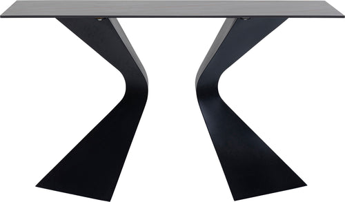 Kare - Console Gloria Black Ceramik 140x81cm