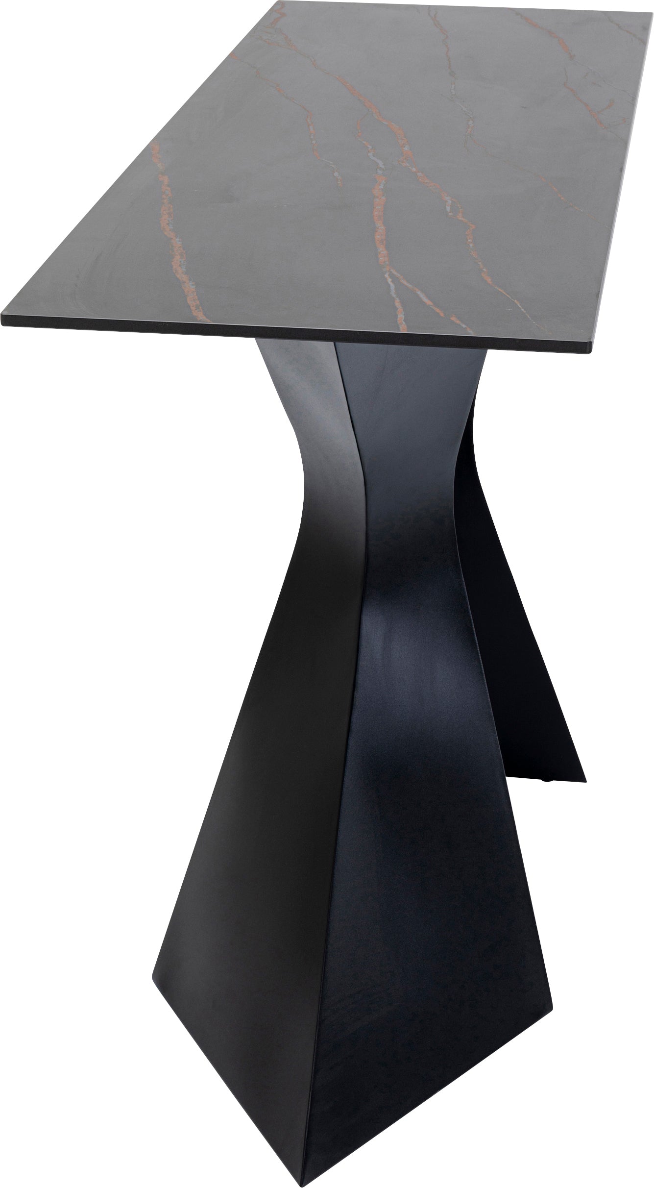 Kare - Console Gloria Black Ceramik 140x81cm