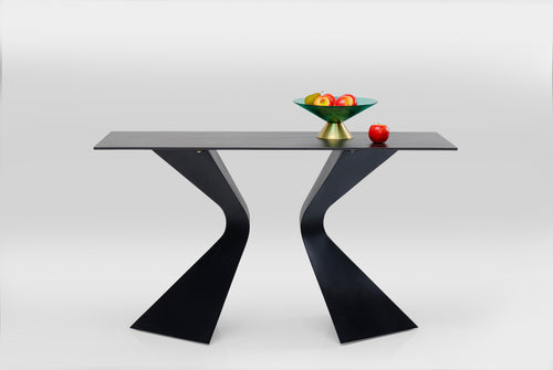Kare - Console Gloria Black Ceramik 140x81cm