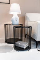 Kare - Side Table Wire Double Black (2/Set)