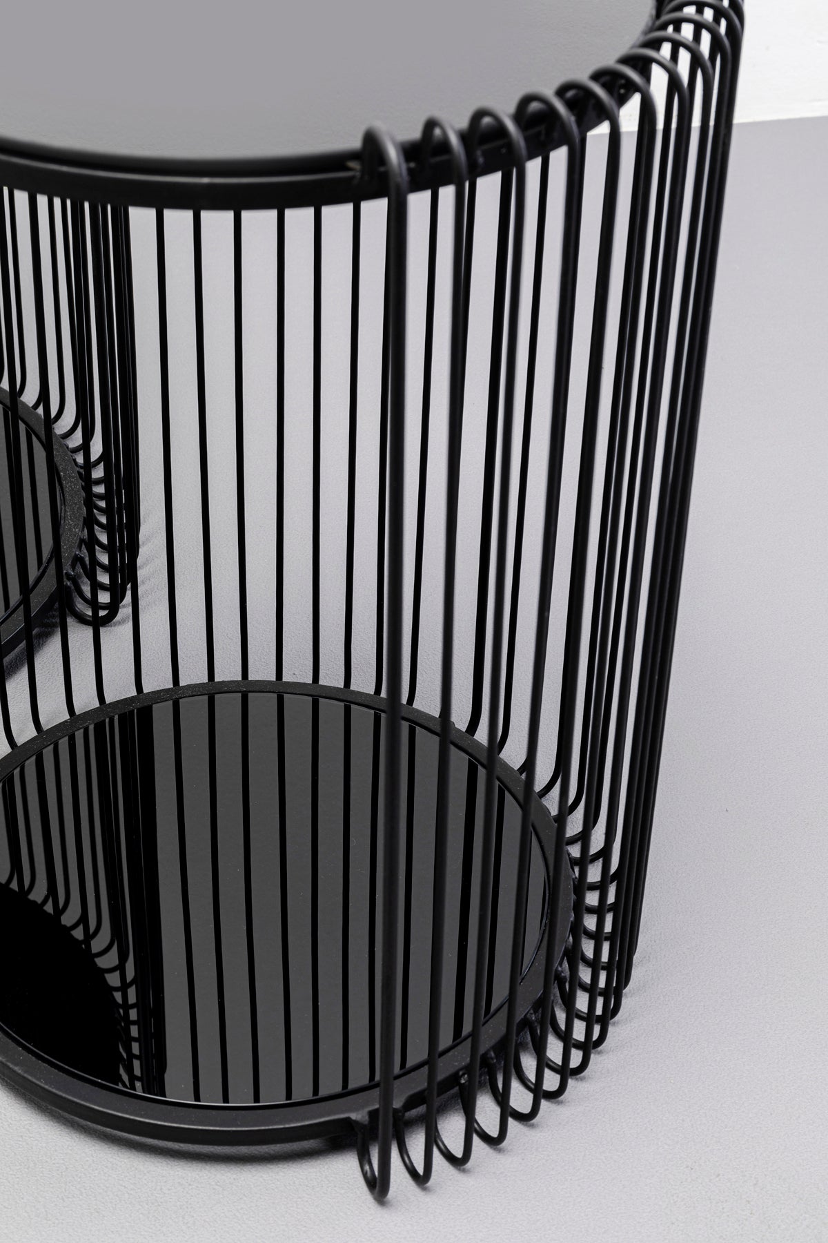 Kare - Side Table Wire Double Black (2/Set)