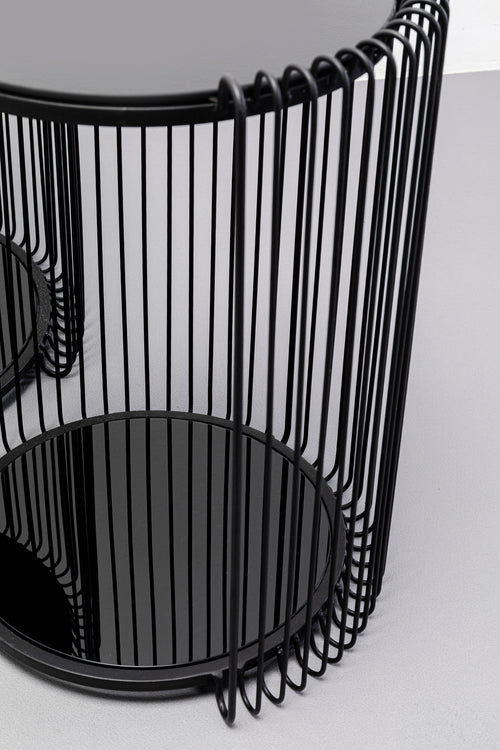 Kare - Side Table Wire Double Black (2/Set)