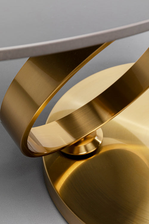 Kare - Coffee Table Beverly Gold 133x80cm