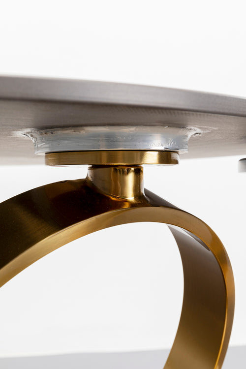Kare - Coffee Table Beverly Gold 133x80cm