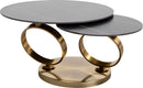 Kare - Coffee Table Beverly Gold 133x80cm