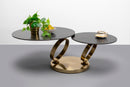 Kare - Coffee Table Beverly Gold 133x80cm
