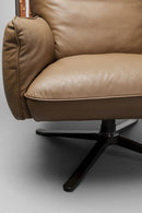 Kare - Swivel Armchair Paradiso Brown