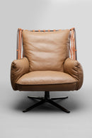 Kare - Swivel Armchair Paradiso Brown
