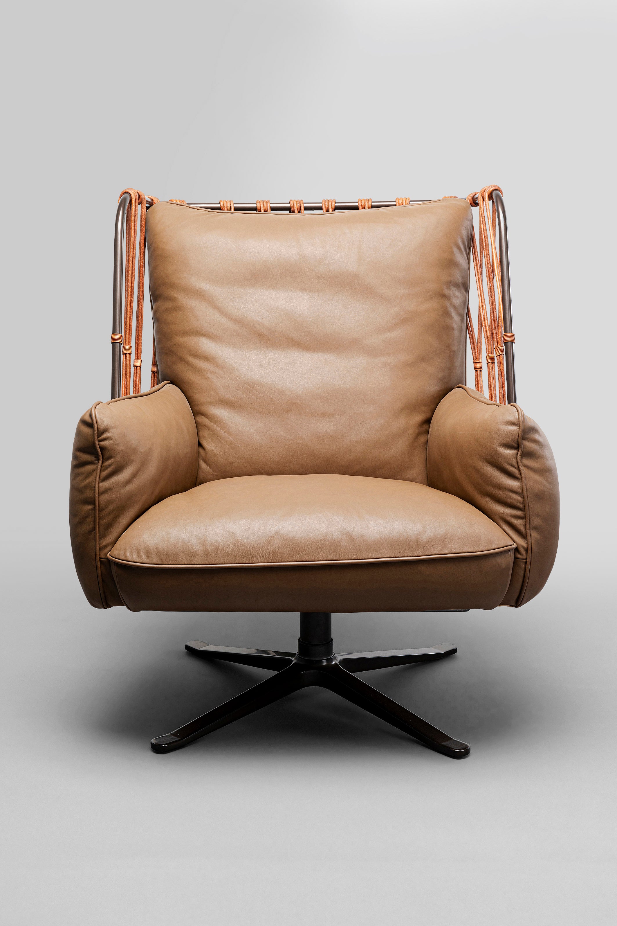 Kare - Swivel Armchair Paradiso Brown